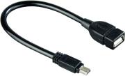 HAMA 39626 USB ADAPTER CABLE MINI B PLUG TO A SOCKET