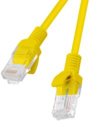 LANBERG PATCHCORD CAT.5E 0.25M YELLOW
