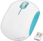 LOGILINK ID0084A COOPER WIRELESS OPTICAL MOUSE 2.4GHZ 1000DPI WHITE/BLUE