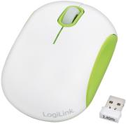 LOGILINK ID0086A COOPER WIRELESS OPTICAL MOUSE 2.4GHZ 1000DPI WHITE/GREEN
