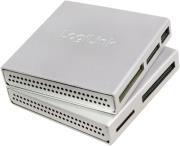 LOGILINK CR0018 USB 2.0 ALUMINUM ALL-IN-ONE CARD READER SILVER