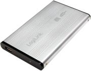 LOGILINK UA0041A 2.5' SATA HDD ENCLOSURE USB 2.0 ALUMINIUM SILVER