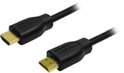 LOGILINK CH0037 HDMI HIGH SPEED WITH ETHERNET V1.4 CABLE GOLD PLATED 2M BLACK