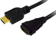 LOGILINK CH0059 EXTENSION CABLE HDMI HIGH SPEED WITH ETHERNET 1.0M BLACK
