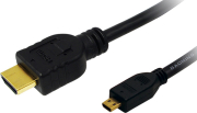 LOGILINK CH0031 HDMI TO MICRO HDMI HIGH SPEED WITH ETHERNET V1.4 CABLE 1.5M BLACK
