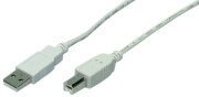 LOGILINK CU0008 USB 2.0 CABLE 2X MALE 3M GREY