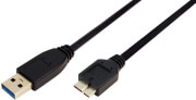 LOGILINK CU0026 USB 3.0 CONNECTION CABLE AM TO MICRO BM 1M BLACK