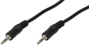 LOGILINK CA1049 AUDIO CABLE 2X 3.5MM MALE STEREO 1M BLACK