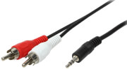 LOGILINK CA1043 AUDIO CABLE 1X 3.5MM MALE TO 2X CINCH MALE 5M