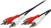 LOGILINK CA1041 AUDIO CABLE 2X2 CINCH MALE 10M