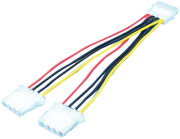LOGILINK CP0001 INTERNAL Y POWER SUPPLY CABLE FOR 2X 5.25” 0.2M