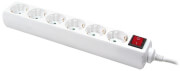 LOGILINK LPS202 6-SOCKET OUTLET STRIP WITH SWITCH/CHILD PROTECTION 1.5M WHITE