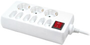 LOGILINK LPS201 9-WAY OUTLET STRIP 3X SCHUKO & 6X EURO WITH SWITCH/CHILD PROTECTION 1.5M WHITE