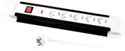 LOGILINK LPS211 5-WAY OUTLET STRIP 5X SCHUKO SOCKETS WITH SWITCH/CHILD PROTECTION 3M BLACK/WHITE