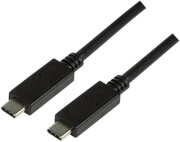 LOGILINK CU0128 USB-C 3.1 TO USB-C 3.1 GEN2 CABLE 0.5M BLACK