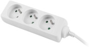 LANBERG 3 SOCKETS FRENCH QUALITY-GRADE COPPER CABLE POWER STRIP 3M WHITE