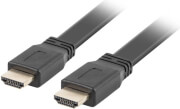 LANBERG FLAT CABLE HDMI V2.0 1.8M BLACK