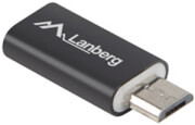 LANBERG ADAPTER USB TYPE-C(F) – MICRO-B(M) 2.0 BLACK