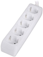 SONORA PSW500 POWER STRIP WITH 5 SOCKETS 1.5M WHITE