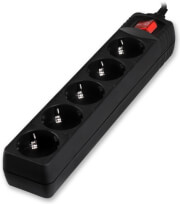 SONORA PSB501 POWER STRIP WITH 5 SOCKETS ON/OFF SWITCH 1.5M BLACK