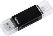 HAMA 181056 USB 2.0 OTG CARDREADER SD/MICROSD BLACK