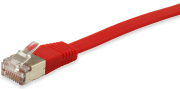 EQUIP 607827 CAT.6A U/FTP FLAT PATCH CABLE 0.5M RED