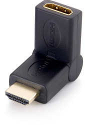 EQUIP 118911 HDMI FOLDABLE ADAPTER HDMI -> HDMI M->F BLACK