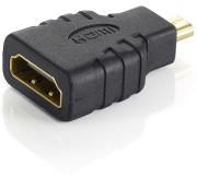 EQUIP 118915 VIDEO ADAPTER MICROHDMI TYPE D -> HDMI TYPE A M/F BLACK