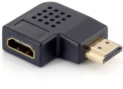 EQUIP 118910 HDMI ADAPTER HDMI -> HDMI ANGLED->FLAT ANGLED M->F BLACK