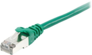 EQUIP 606403 CAT.6A S/FTP PATCH CABLE RJ45 LSZH 26AWG 1M GREEN
