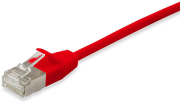 EQUIP 606143 SLIM PATCH CABLE CAT.6A 10G S/FTP 0.5M RED