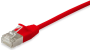 EQUIP 606150 SLIM PATCH CABLE CAT.6A 10G S/FTP 15M RED