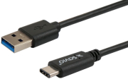 SAVIO CL-101 USB 3.0A (M) – USB 3.1 TYPE C (M) CABLE 1M BLACK
