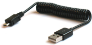 SAVIO CL-11 USB AM – MICRO USB BM SPIRAL CABLE 1M