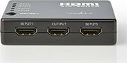 NEDIS VSWI3455BK HDMI SWITCH 5 PORTS 5X HDMI INPUT 1X HDMI OUTPUT 1080P ABS ANTHRACITE BOX