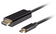 LANBERG USB-CM->HDMI CABLE 4K 60HZ 1.8M BLACK
