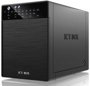 RAIDSONIC ICY BOX IB-RD3640SU3 4-BAY 3.5' SATA EXTERNAL RAID ENCLOSURE BLACK