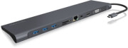 RAIDSONIC IB-DK2102-C USB TYPE-C DOCKING STATION WITH A TRIPLE VIDEO OUTPUT