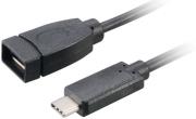 AKASA AK-CBUB30-15BK USB 3.1 TYPE C – TYPE A ADAPTER CABLE 15CM