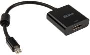 AKASA AK-CBDP09-20BK MINI DISPLAYPORT ADAPTER TO HDMI SOCKET 4K BLACK