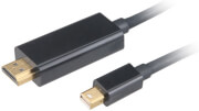 AKASA AK-CBDP19-18BK 4K MINI DISPLAYPORT TO HDMI ACTIVE ADAPTER CABLE