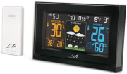 LIFE TUNDRA CURVED DESIGN WEATHER STATION WITH WIRELESS OUTDOOR SENSOR AND ALARM/CLOCK