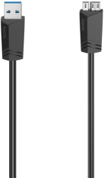 HAMA 200627 CABLE USB 3.0 A PLUG – USB 3.0 MICRO B PLUG 1.5 M