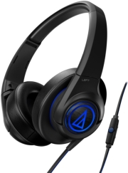 AUDIO TECHNICA ATH-AX5IS SONICFUEL OVER-EAR HEADPHONES FOR SMARTPHONES BLACK