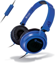MELICONI 497438 MYSOUND SPEAK SMART FLUO STEREO HEADPHONES WITH MICROPHONE BLUE/BLACK