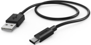 HAMA 178329 CHARGING/DATA CABLE, USB TYPE-C, 0.6 M, BLACK