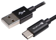 4SMARTS USB TYPE-C DATA CABLE RAPIDCORD 2M BLACK