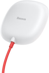BASEUS WIRELESS CHARGER WITH SUCTION CUP FUNCTION WHITE