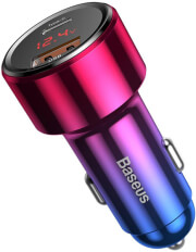 BASEUS CAR CHARGER MAGIC PPS QC 4.0+ USB + TYPE-C PD 45W RED
