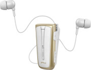 IPRO RH219S STEREO BLUETOOTH HEADSET RETRACTABLE WHITE/GOLD